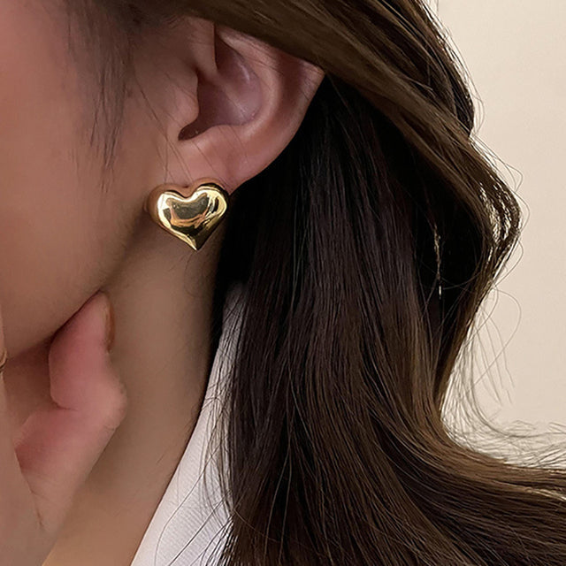 LoveShine | Statement Heart Earrings for Effortless Style