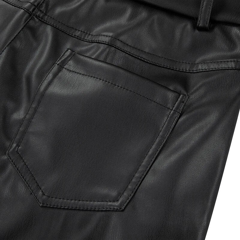 Luxurious leather straight leg - Feay