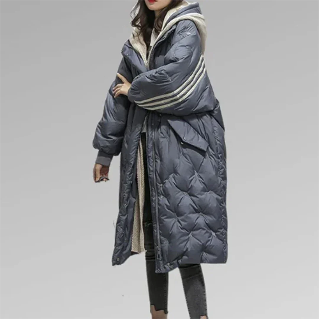 Farraha | Women's long jacket | Quilted-2