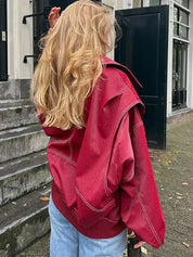 CADENCE | Burgundy Women's Jacket