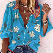 SCARLETT | Airy Floral Print Blouse