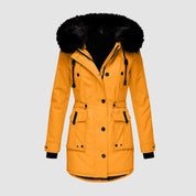 Aira | Warming Winter Coat with Hood and Pockets