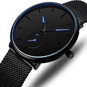 Crjju thin modern men's watch