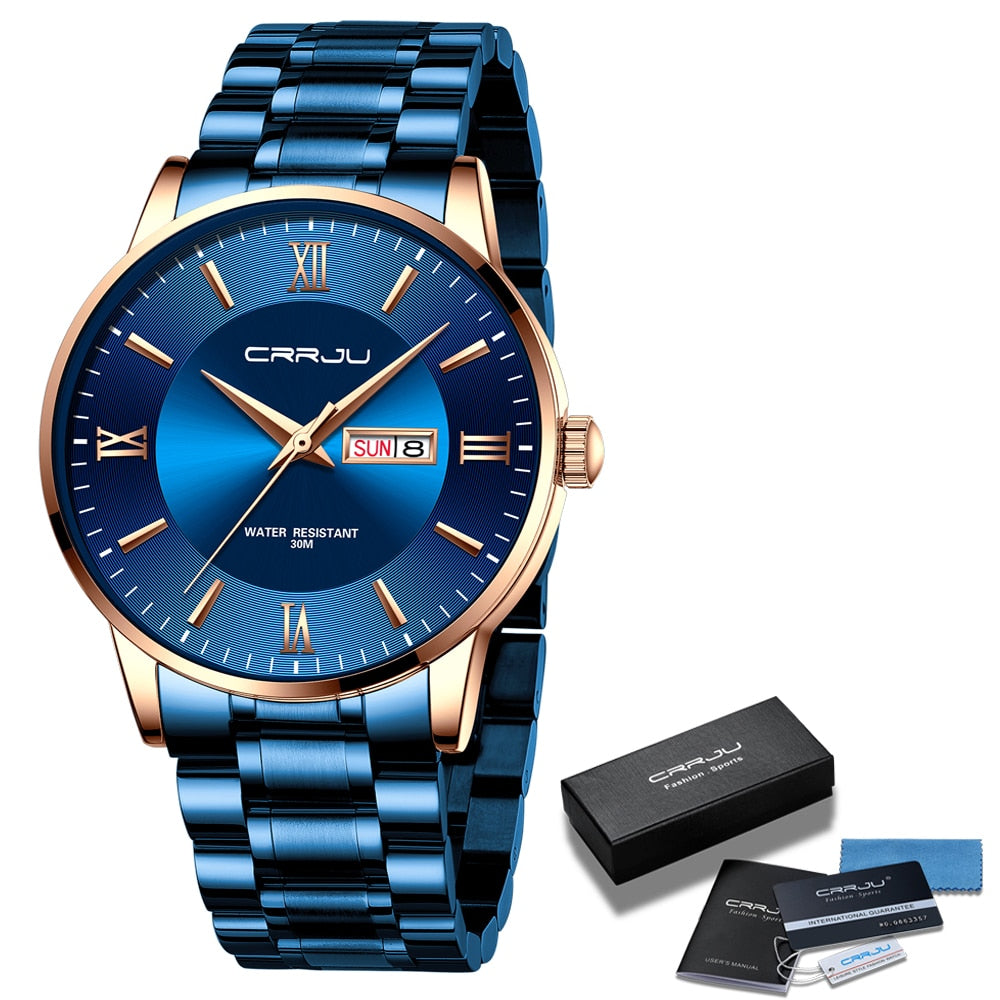 Luxury CRRJU | Waterproof Sport Watch