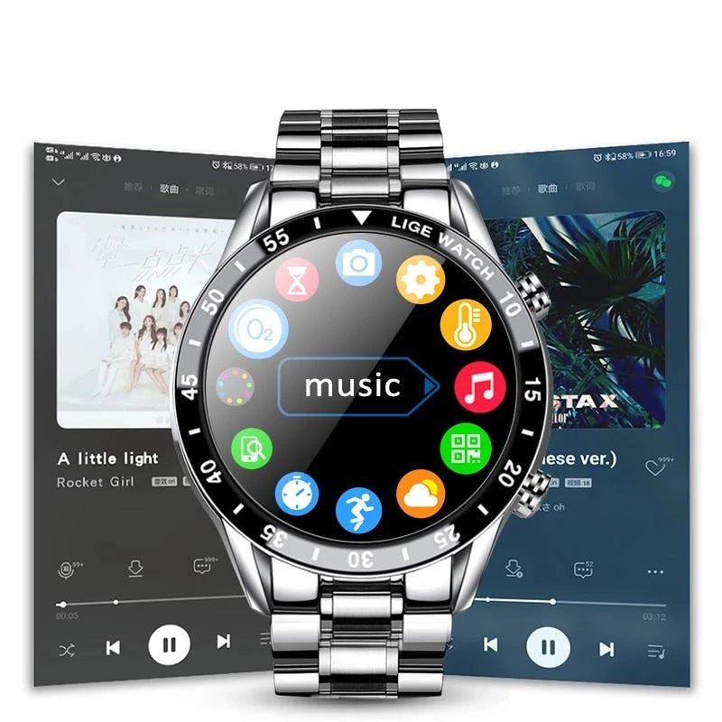 Smartwatch Deluxe | Multi-functional & luxurious appearance