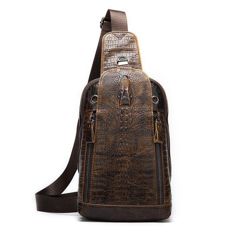 Joey | Croc-Embossed Sling Bag with Sleek and Compact Design