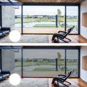 Unilateral privacy window film