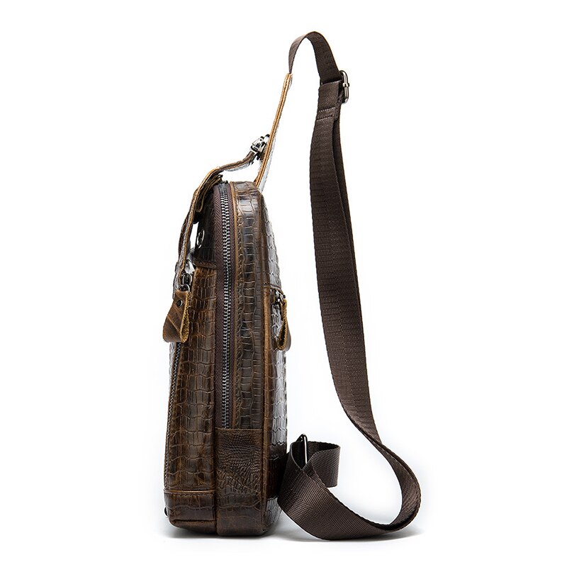 Joey | Croc-Embossed Sling Bag with Sleek and Compact Design