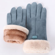 Ava | Cozy & Stylish Furry Winter Gloves