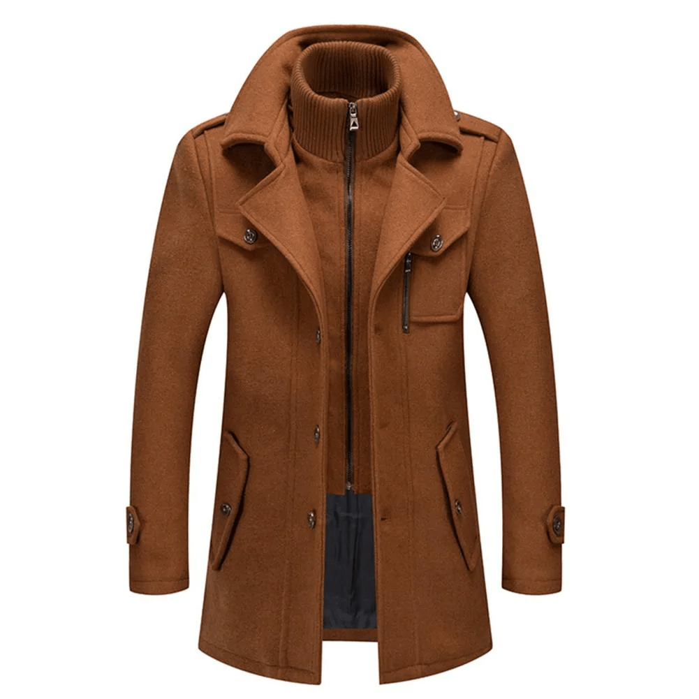 Geoffrey | Elite Men's Sleek Trench Coat