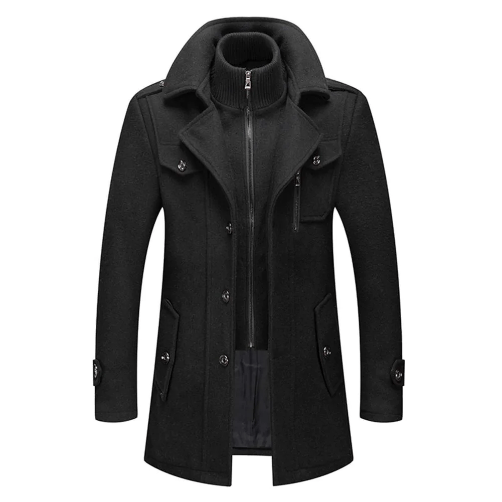 Geoffrey | Elite Men's Sleek Trench Coat
