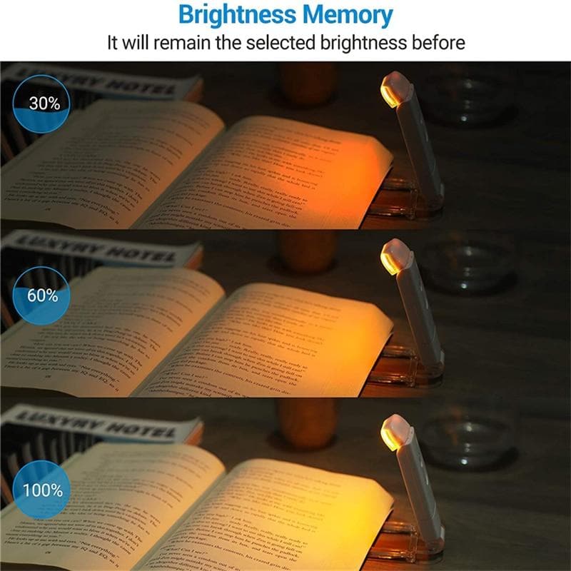 USB rechargeable LED mini-reading lamp