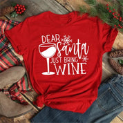 Gabriella | Stylish Christmas Wine Glass Shirt