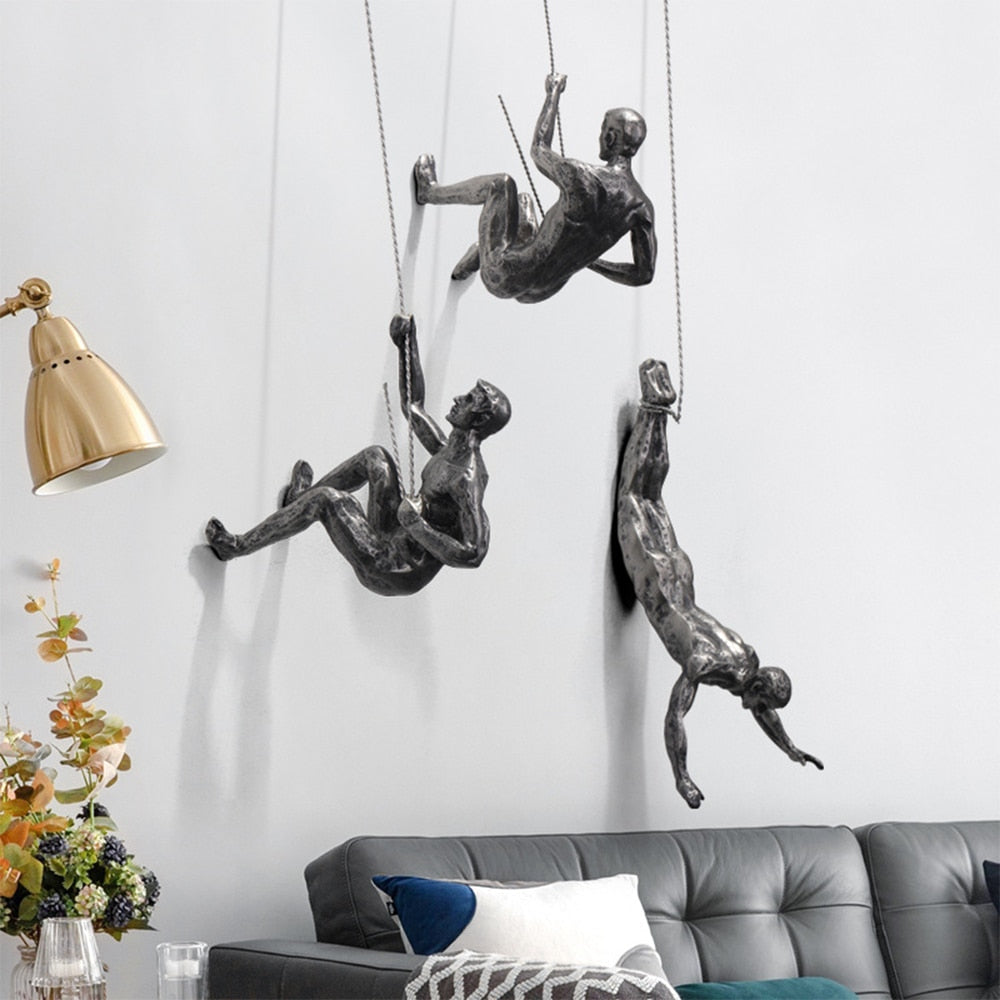 Articlimb - Climb sculpture | Interior Eyecatcher | Unique wall decoration