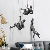 Articlimb - Climb sculpture | Interior Eyecatcher | Unique wall decoration