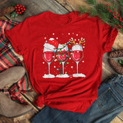 Gabriella | Stylish Christmas Wine Glass Shirt