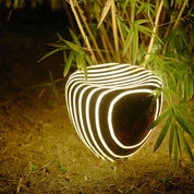 Solar Garden Light - Modern Stone Design, 50,000-Hour Lifespan, Weatherproof Outdoor LED Lights-1
