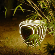 Solar Garden Light - Modern Stone Design, 50,000-Hour Lifespan, Weatherproof Outdoor LED Lights-3