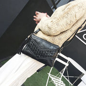 Miranda | Chic Studded Crossbody Clutch with Tassel Accent
