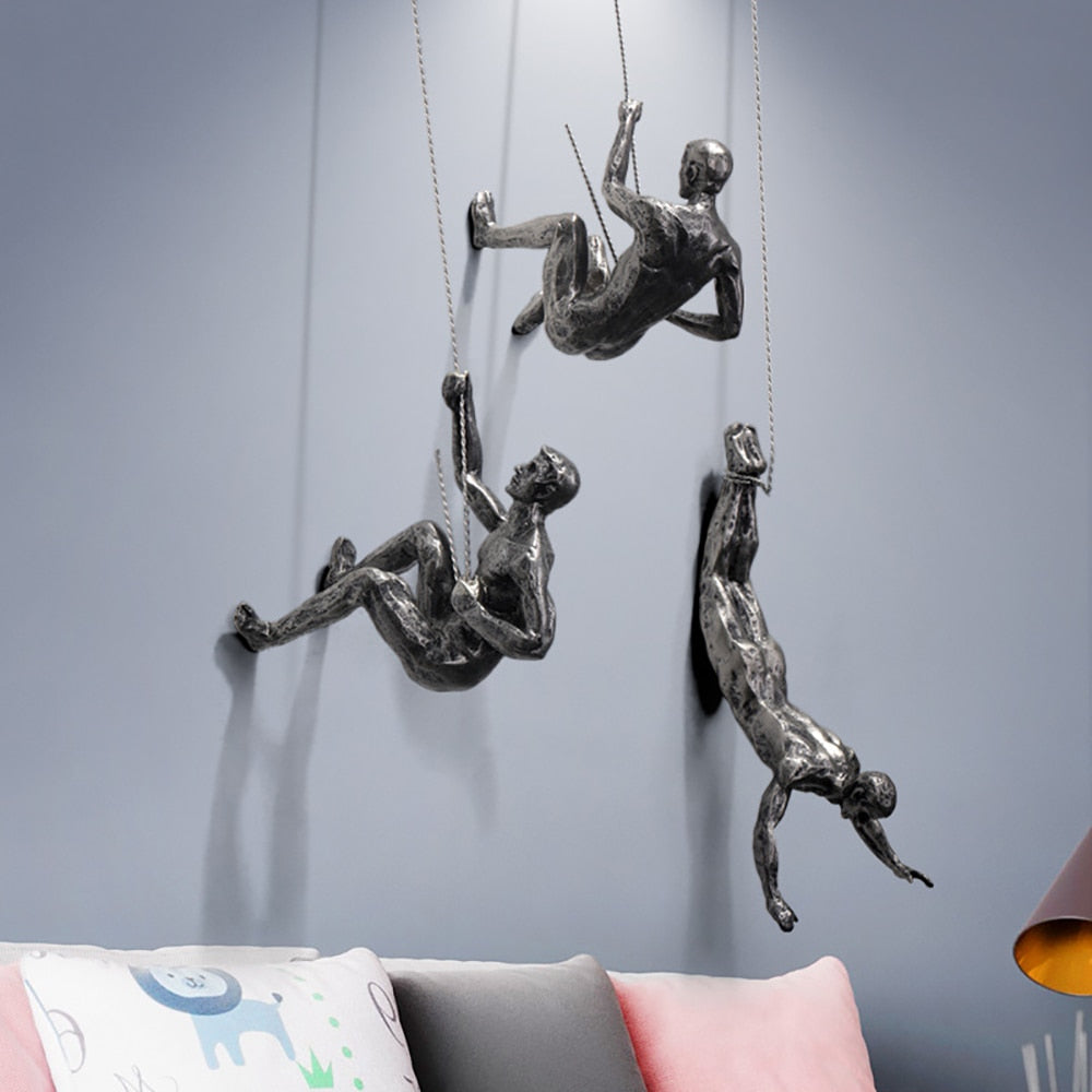 Articlimb - Climb sculpture | Interior Eyecatcher | Unique wall decoration