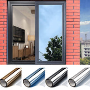 Unilateral privacy window film