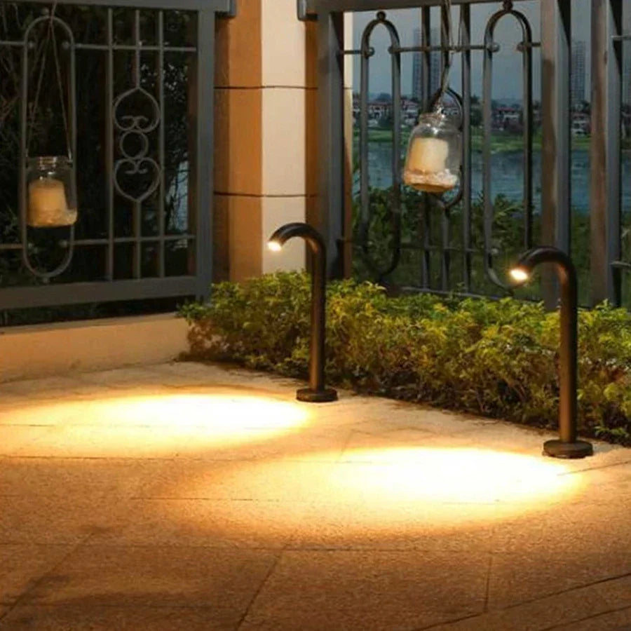 Modern IP68 Waterproof Aluminum Courtyard Pillar Light - 50,000 Hour Lifespan, Energy Efficient, Multiple Color Temperatures-4