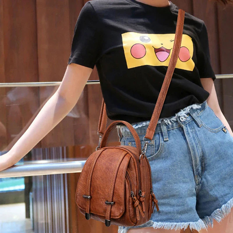 Olga | Stylish Mini Backpack – Trendy & Practical