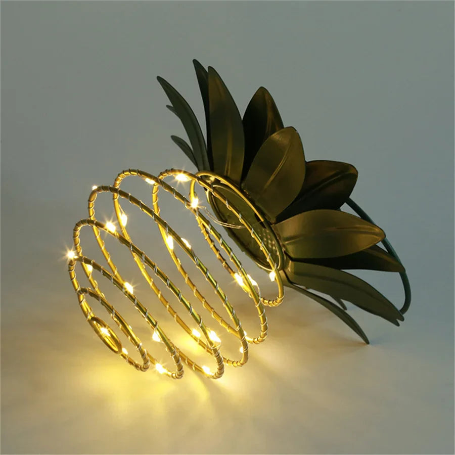 Solar Garden Lights - Waterproof Pineapple Design Outdoor Lamp with Intelligent Control-5