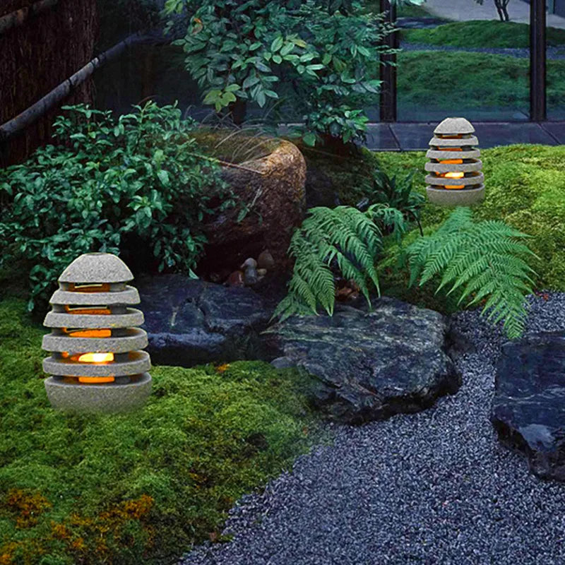 Japanese Style Outdoor Garden Lamp - Energy-Efficient LED Outdoor Light Fixture with 50,000-Hour Lifespan-5