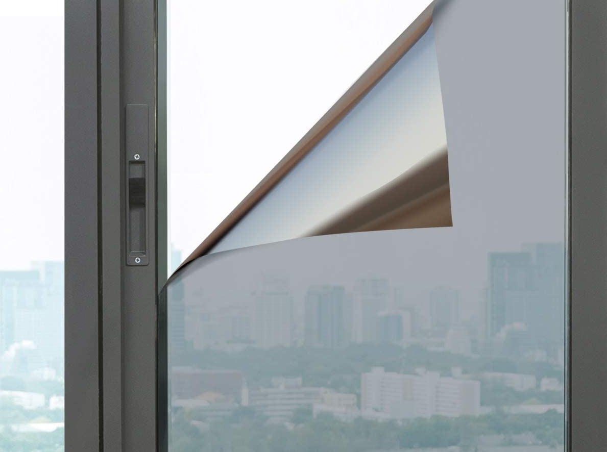 Unilateral privacy window film