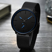 Crjju thin modern men's watch