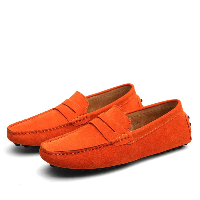 Luxurious Italian-Style Suede Loafers by HUGO