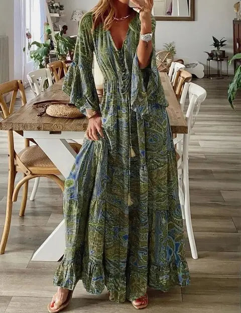 Sarah | Effortlessly Cozy Long Dress for Ultimate Style