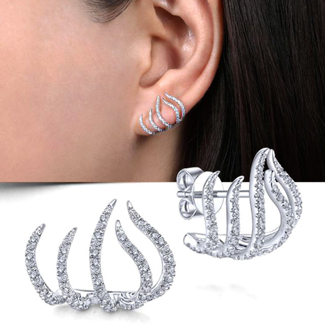 Sculpted Flame Ear Cuff | Trendy Jewelry to Complete Your Look