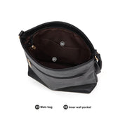 Kristina | Sleek Crossbody Bag with Dual Zipper Pockets