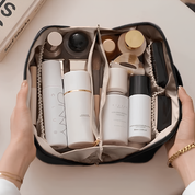 Livia | Chic and Stylish Travel Makeup Clutch