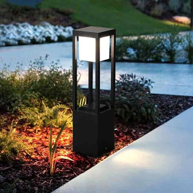Nimbus Cube - 60cm Solar Garden Light with Warm White LED for Outdoor Use-2