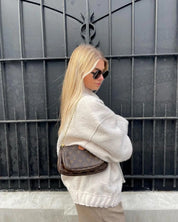 Johanna | Stylish Gray Tweed Winter Jacket