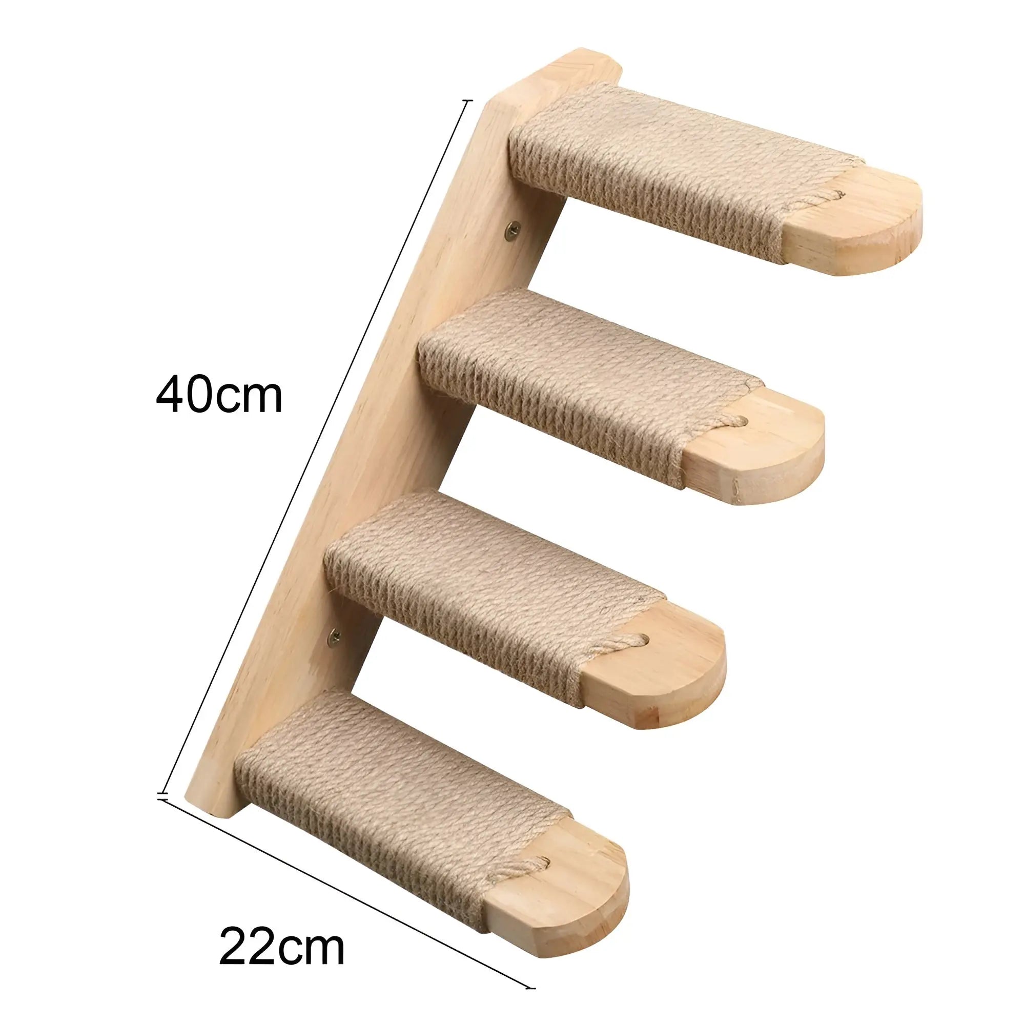 Wall climbing board for cats with scratching post - Climbpaws