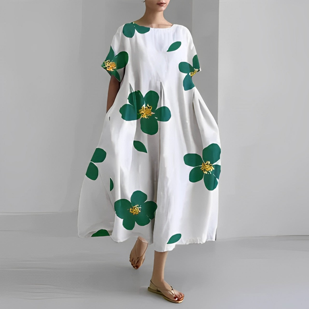 Lotina | Boho Floral Dress