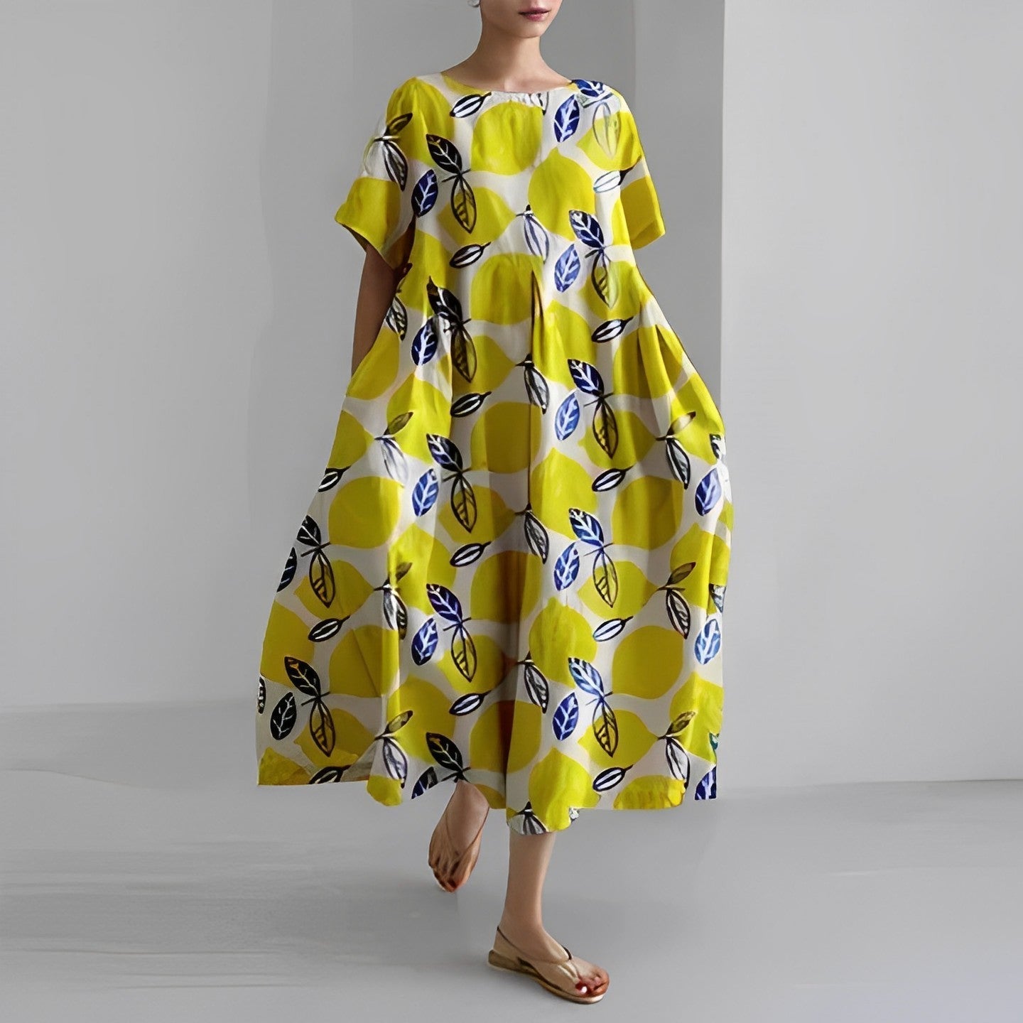 Lotina | Boho Floral Dress