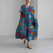 Lotina | Boho Floral Dress