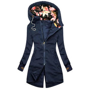 Alba | Trendy Long Winter Coat with Hood for Women