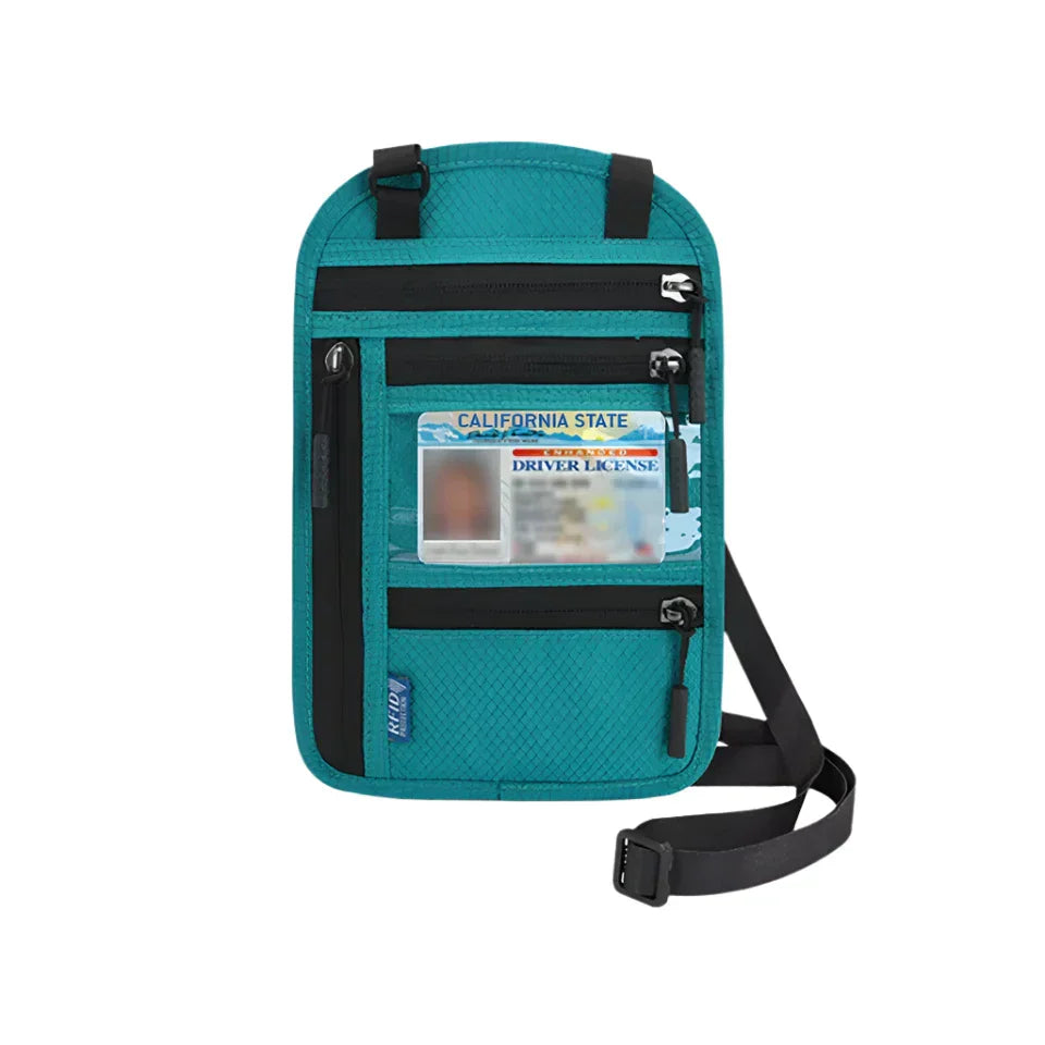 Zaylee | RFID-blocking travel neck wallet