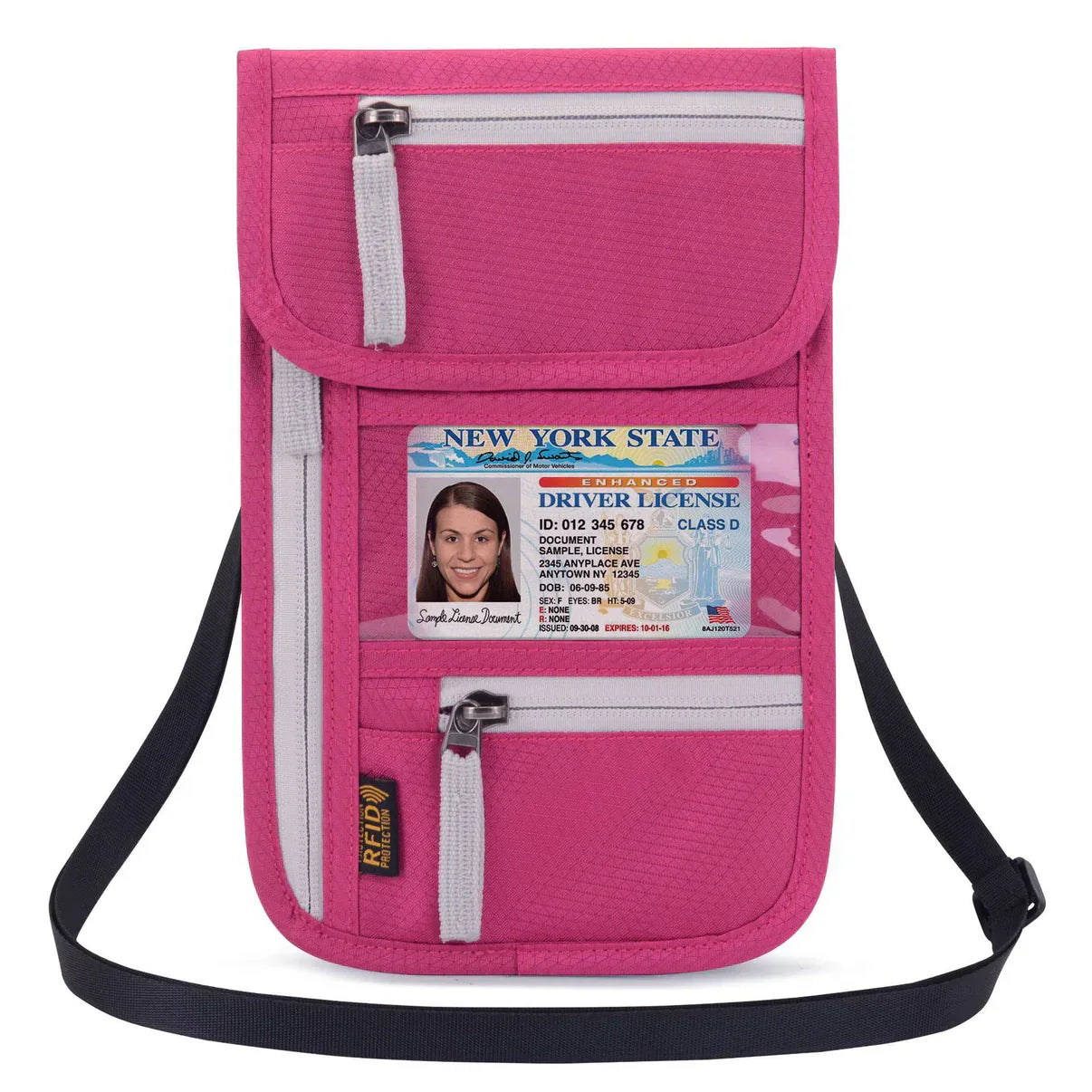 Zaylee | RFID-blocking travel neck wallet