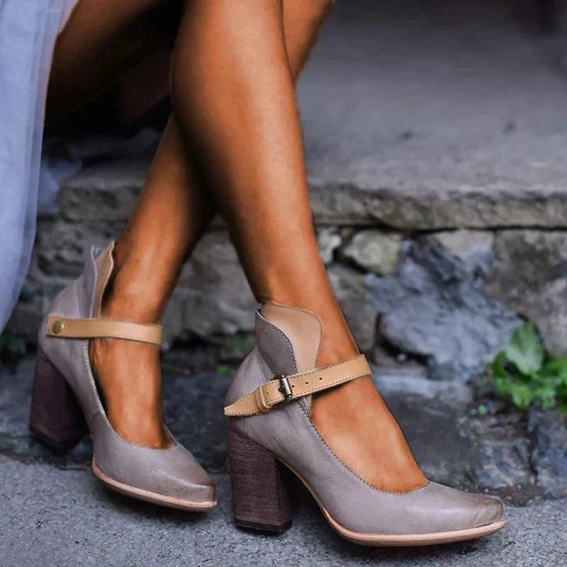 Beady | Elegant Heeled Strap Sandals
