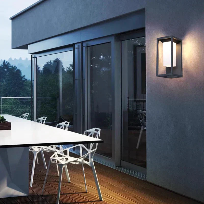Stylish LED Outdoor Wall Lamp – Weather-Resistant, Energy-Efficient Light Fixture for Patios and Entrances-4