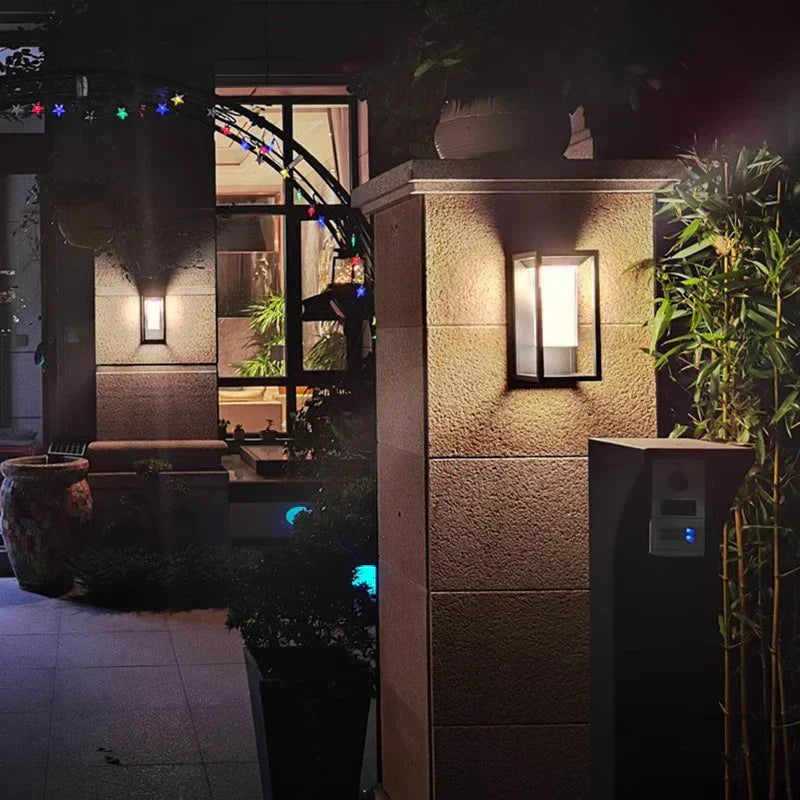 Stylish LED Outdoor Wall Lamp – Weather-Resistant, Energy-Efficient Light Fixture for Patios and Entrances-3