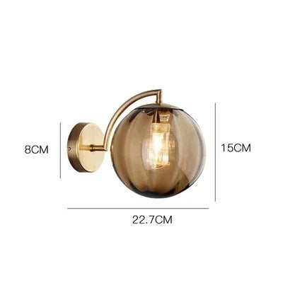 LumiGlow | Elegant Glass Wall Light