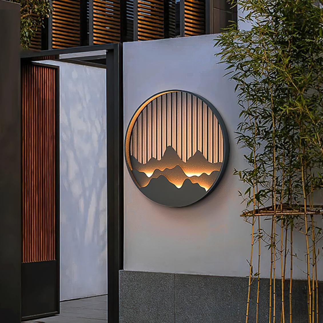 GlowSummit – Stylish Outdoor Wall Lamp-4